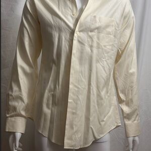 Pronto Uomo Cream Button Down Shirt